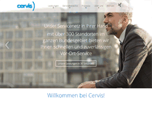 Tablet Screenshot of cervis.de
